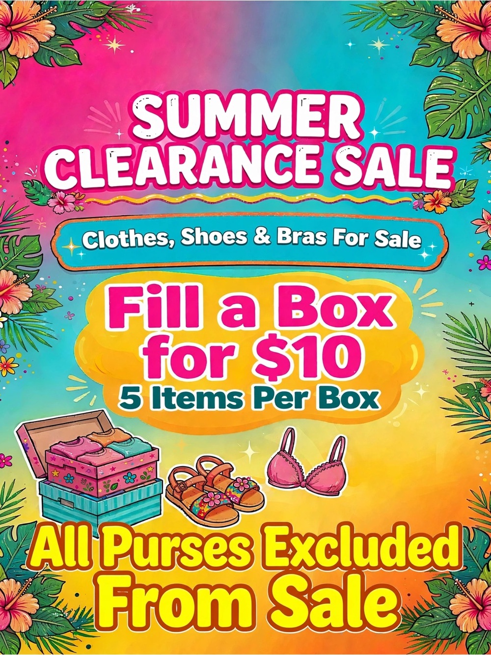 FILL A BOX FOR $10